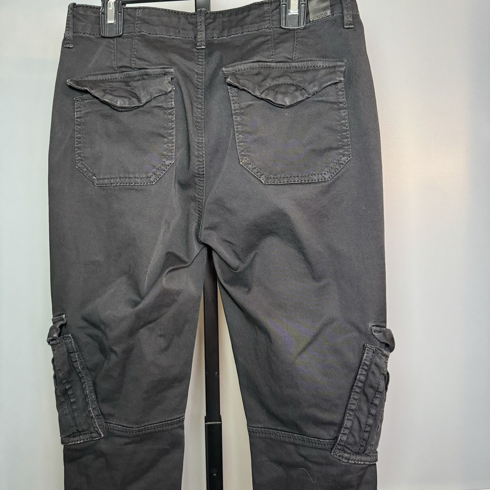 Vince Women's‎ Military Zipper Ankle Cargo Skinny Pants In Black Size 26 - Picture 12 of 16